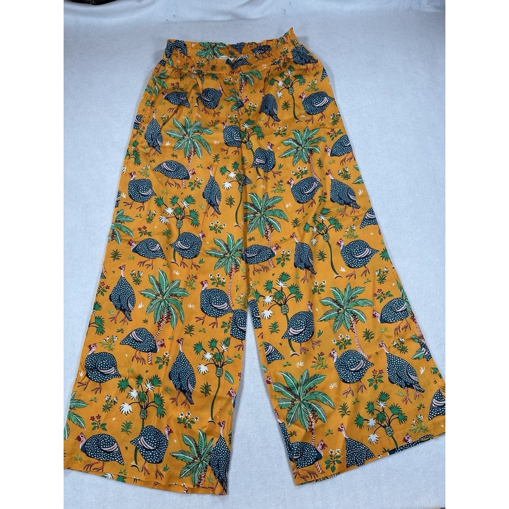 Printfresh Pajama Set Size XS Guinea Hen Pajama Top & Crop Pants NWT - Picture 11 of 16